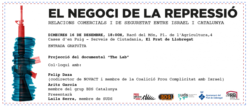 The business of repression: commercial and security relations with Israel and Catalunya