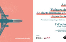  NOTÍCIA:  Presentem l’informe “Vulneracions de drets humans en les deportacions“ 